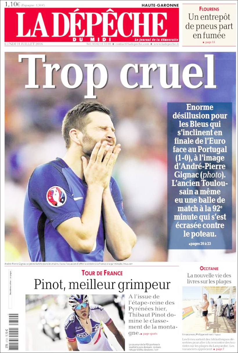 Euro 2016 Final How Newspapers Across Europe Reacted To Portugals
