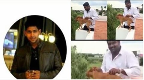 chennai dog, chennai dog torcher, dog thrown off terrace, chennai dog case, chennai dog video, dog torcher, dog throwers arrested