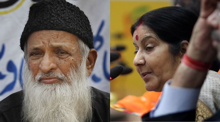 edhi sattar abdul death swaraj sushma foundation philanthropist express condoles pak noble affairs geeta worked minister external bring october source