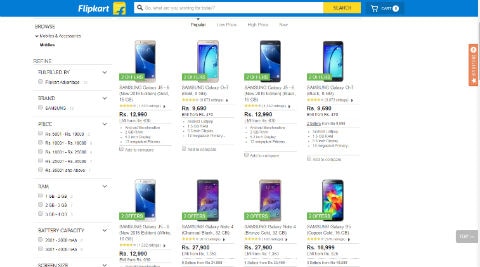 flipkart samsung m series