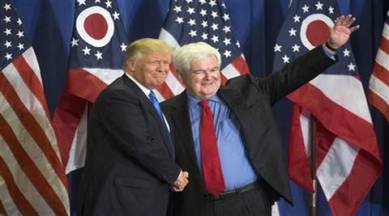 donald trump, trump, trump news, trump presidency, donald trump news, newt gingrich, world news, indian express,