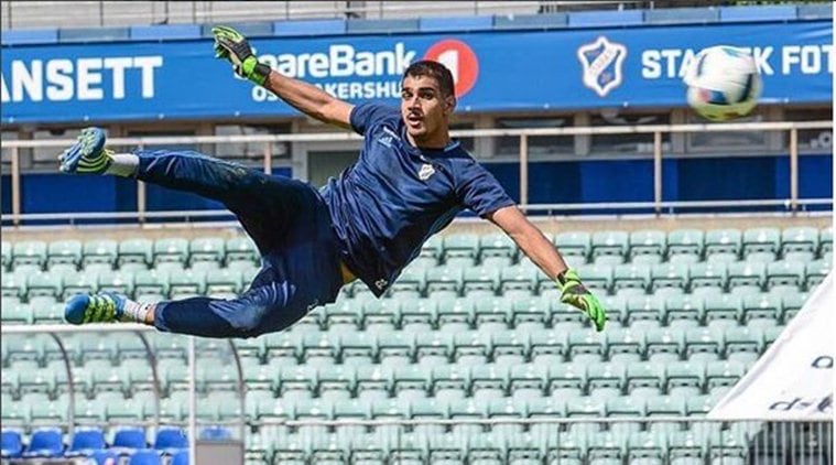Gurpreet Singh Sandhu,Gurpreet ,Gurpreet Singh Sandhu Europa League, Gurpreet Singh Sandhu Stabaek, Gurpreet Stabaek, Europa League, Football