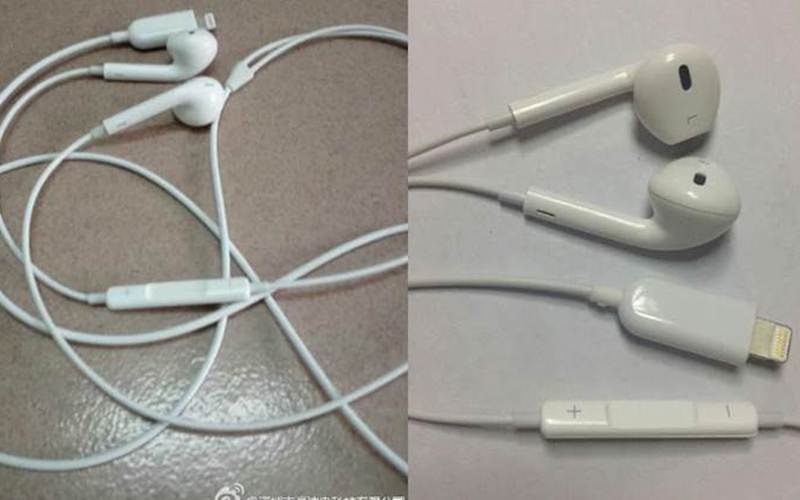 Apple iPhone 7 earpods video leak hints at what the lightning connected earpod might look like (Source: Weibo)