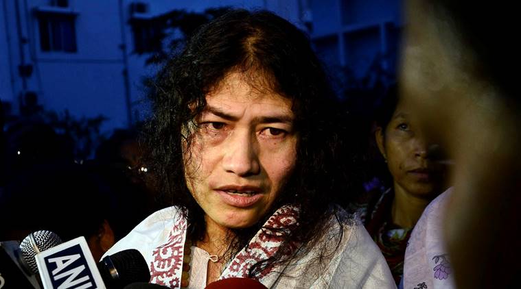 Irom Sharmila, Irom Sharmila hunger strike, sharmila hunger strike, manipur, manipur elections, elections in manipur, manipur polls, afspa, afspa manipur, manipur afspa, irom sharmila breaks fast, state failure, sharmila breaks strike, irom sharmila elections, assam rifles, malom massacre, manipur massacre, assam rifle massacre, irom sharmila politics, irom sharmila afspa, irom sharmila marriage, sharmila satyagraha, supreme court, indian express column