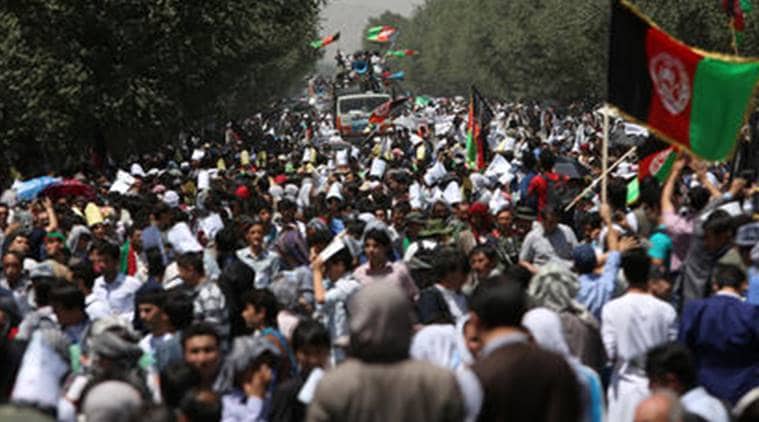 kabul, kabul attack, kabul hazara attack, hazara demonstration kabul, hazara minority, hazara attack, gas pipeline, world news