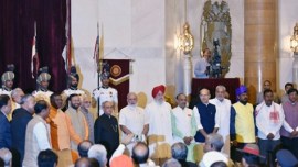 Smriti Irani, HRD, Textiles ministry, BJP cabinet reshuffle, cabinet reshuffle, NDA BJP cabinet reshuffle, Modi, Ravi Shankar Prasad, Ananth Kumar, news, India news, national news, latest news, Prakash Javedekar, Narendra Modi, PM Modi, Modi cabinet reshuffle, M J Akbar, Anil Madhav Dave, Santosh Gangwar, Rajen Gohain