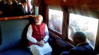 narendra modi, mahatma gandhi, modi in africa, modi train journey, gandhi 1893 train, gandhi in south africa, nelson mandela, modi pietermaritzburg, modi in durban