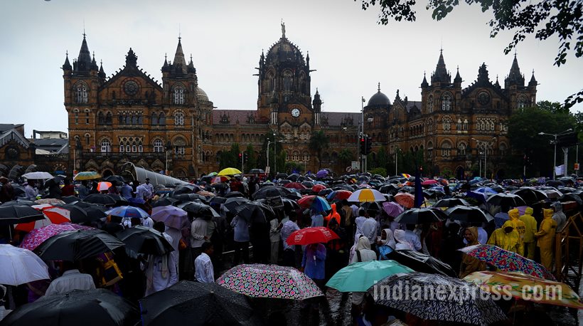 People In Thousands Protest Demolition Of Ambedkar Bhavan In Mumbai ...