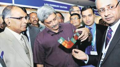 Manohar Parrikar, private defence manufacturers, defence ministry, BJP government, Pm Modi, defence manufacturing Make in India, Make in India campaign, DRDO, india news