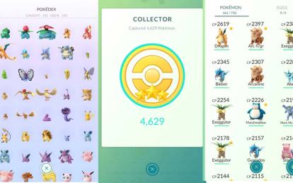 Every Pokémon in 'Pokémon Go