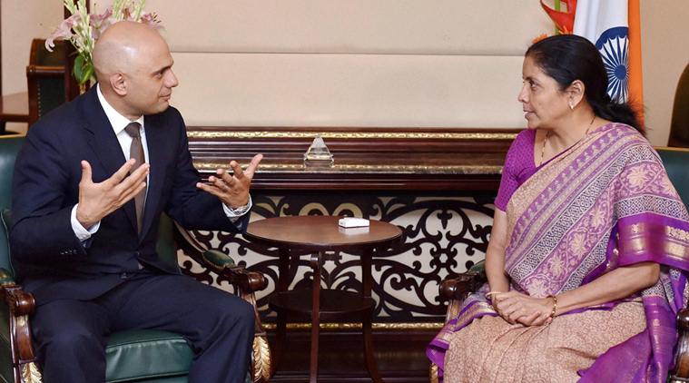 UK, UK Bussiness, UK Bussiness Secretary, Sajid Javid, MoS, Nirmla Sitaraman, Brexit, India