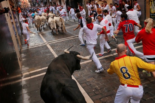 PHOTOS: Fantastical images of Spain’s Running of the Bulls festival ...