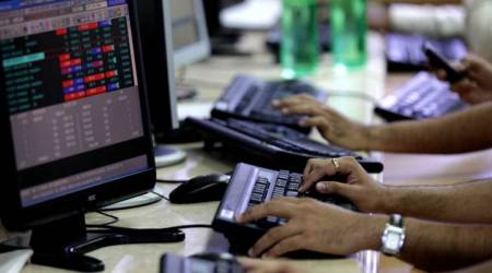 Sensex rises nearly 100 points ahead of RBI policy meet, rupee rises 4 paise against US dollar
