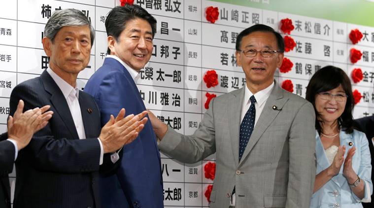Shinzo ABe, Abe, Japan, Japan elections, Japan Upeer House elections, Japan Polls, Japan Prime minister, Japan PM Shinzo Abe, Shinzo Abe victory, world news