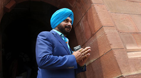 Navjot Singh Sidhu, sidhu, aam aadmi party, sidhu aap, kc tyagi, kc tyagi jdu, punjab aap, punjab assembly election, sidhu leaves bjp, sidhu rajya sabha nomination, punjab news, aap news, india news, latest news