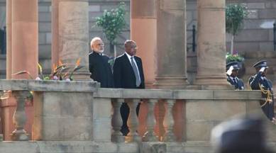 BRICS, BRICS summit, BRICS summit GOa, BRICS goa, Goa, Jacob Zuma, South AFrica, South African president Jacob Zuma, Zuma, Zuma arrives in GOa, Jacob Zuma BRICS, Narendra Modi, Modi, PM Modi, Vladimir Putin, Jinping, India news, goa news, indian express news
