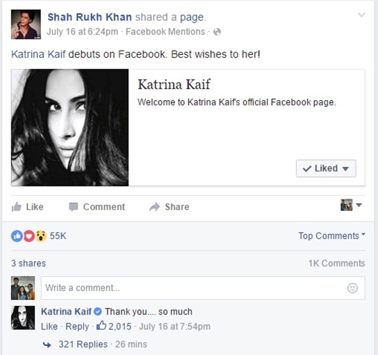 Katrina Kaif, Salman Khan, Priyanka Chopra, Katrina Kaif salman khan, Katrina Kaif priyanka chopra, Katrina Kaif facebook, Katrina Kaif facebook account, Katrina Kaif fb account, Katrina Kaif joins facebook, Katrina Kaif facebook post, Katrina Kaif live, Katrina Kaif facebook live, Katrina Kaif facebook video, Entertainment