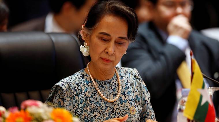 Aung San Suu Kyi leaves for India visit | India News - The Indian Express