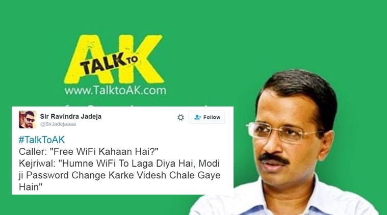 Kejriwal is using multiple media to stay connected with the junta