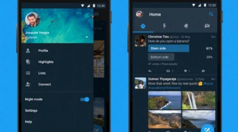 twitter, night mode, low light reading, twitter update, andoird, twitter for android