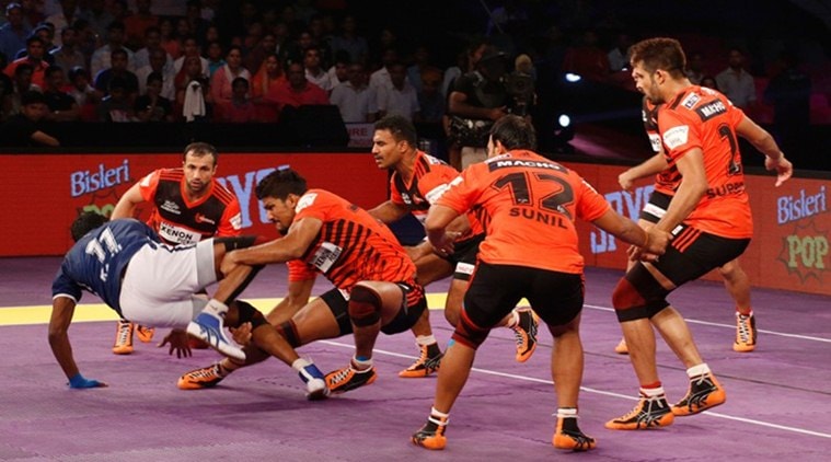 Pro Kabaddi League: U Mumba hold nerves to beat Dabang Delhi KC