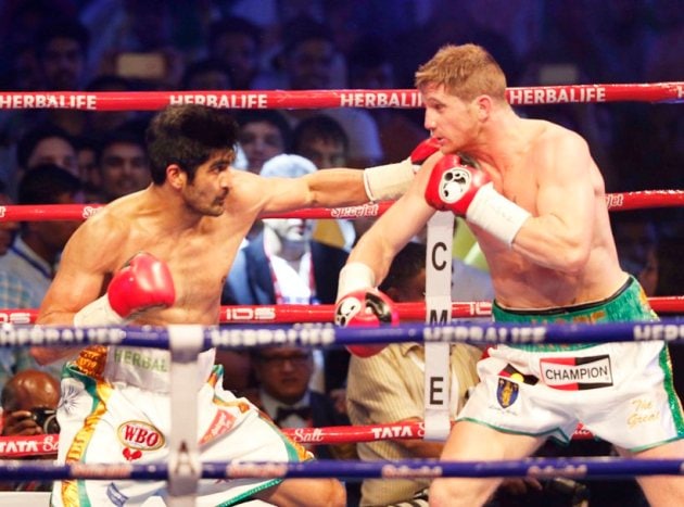 Vijender Singh, Vijender Singh photos, Vijender Singh images, Vijender boxing, Vijender Kerry Hope, Vijender Singh boxing photos, boxing photos, boxing images, boxing wallpapers