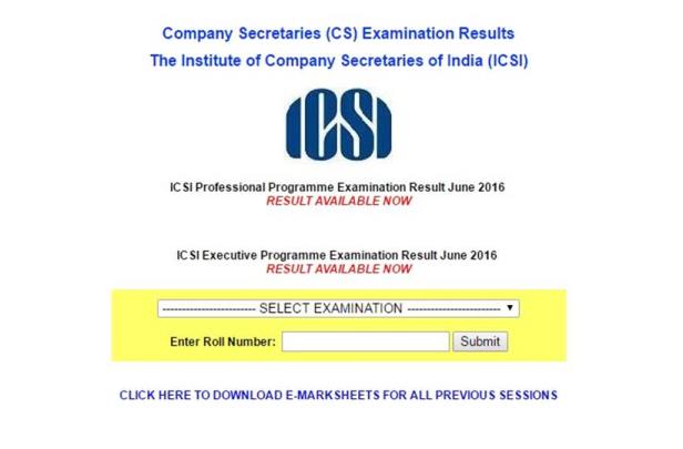 ICSI CS Professional, Executive result 2016: Here’s how to check ...