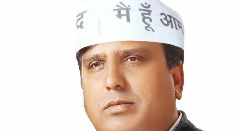 Sharad Chauhan, aap, aam aadmi party, AAP worker’s suicide case, AAP worker suicide, AAP MLA, delhi news, aap news, india news
