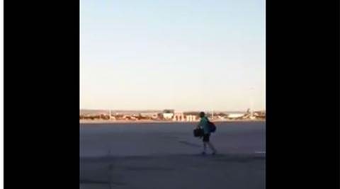 Madrid airport, ticket holder breaches security at Madrid airport, man running at Madrid airport runway, man running on runway at Madrid airport, Madrid Airport Security breach, latest news, world news, trending news