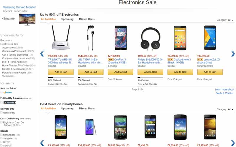 amazon great indian sale smart watch