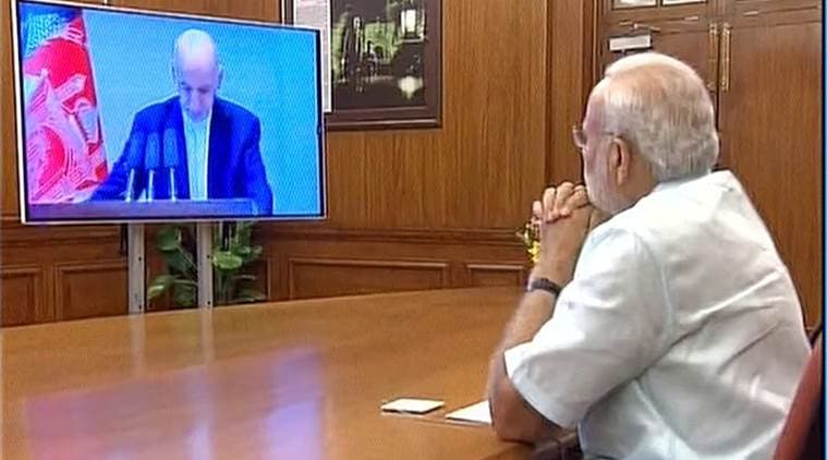 stor palace, stor palace inaugration, modi afghanistan, pm modi, prime minister modi, modi, stor palace, stor palace inauguration, qasr-e-stor, qasr e stor, qasre stor, ashraf ghani, afghanistan president, ghani, modi ghani, modi ghani video conference, india afghanistan, india afghanistan relations