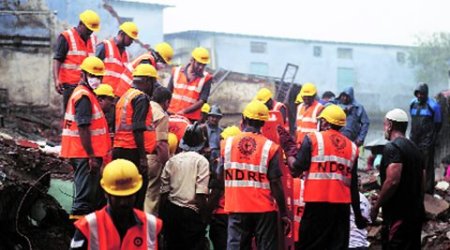 bhiwandi, maharashtra, building collapse, bhiwandi building collapse, maharashtra building collapse, bhiwandi news, maharashtra building collapse case, hanuman tekri, hanuman tekri building, BNCMC, indian express news, mumbai news, india news