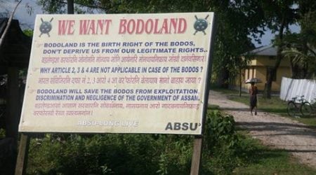 bodoland, bodoland students groups, bodoland hunger strike, bodoland indefinite hunger strike, bodoland protest, assam bodoland, All Bodo Students’ Union, ABSU, Kokrajhar, India news