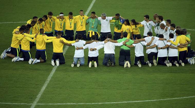 Football - Men's Tournament Victory Ceremony