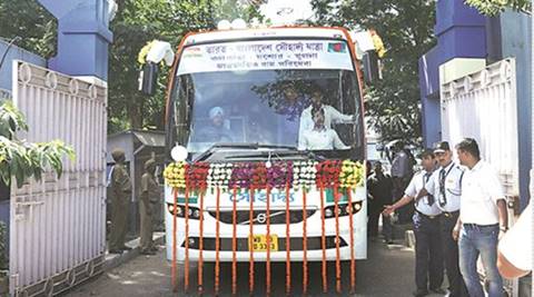 Indo-Bangla bus trial run begins | India News - The Indian Express