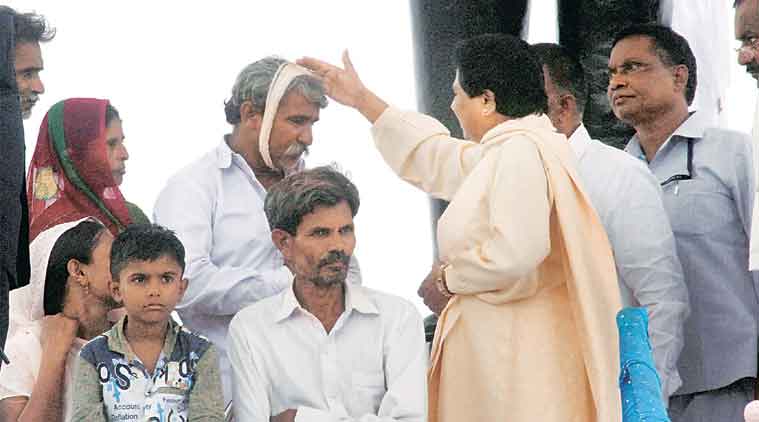 Dalit, una, una dalit, una dalit thrashing, una dalit flogged, uttar pradesh elections, dalit votes, cow vigilante, gau rakshaks, india gau rakshaks, au rakshaks dalit flogging, india dalits flogging, gujarat elections, muslim votes, dalit votebank, indian express news, elections news, india news