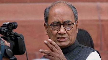 digvijaya singh, digvijaya rajya sabha, digvijaya motion, congress motion, india news, indian express news
