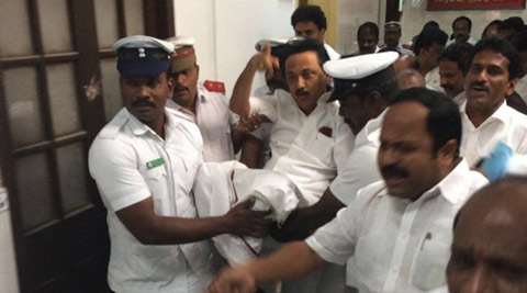 FIR against MK Stalin, DMK MLAs for protesting inside Tamil Nadu ...