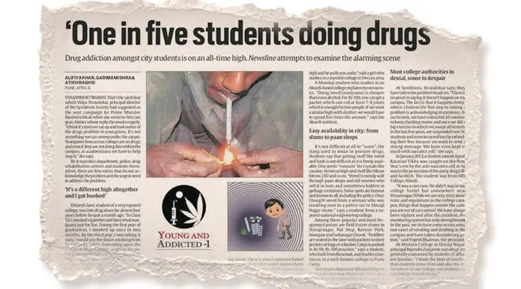 research paper on drug abuse in india