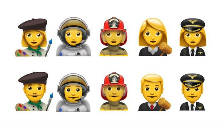 Apple, Apple new emojis, Apple new professional emojis, Unicode, Unicode Consortium, Emoji 4.0, iOS 10, gender diverse emojis, new female emojis, Apple pilot emojis, social media, technology, technology news