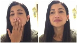 gauahar khan, kushal tandon, birthday wishes, gauahar khan crying, gauahar khan emotional, gauahar khan instagram