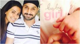 Geeta Basra, Geeta Basra daughter first pic, Harbhajan Singh, Geeta Basra daughter, Geeta Basra baby girl, Harbhajan Singh geeta daughter, Harbhajan Singh geeta daughter first pic, Harbhajan Singh daughter photo, Harbhajan geeta, Geeta Basra daughter pic