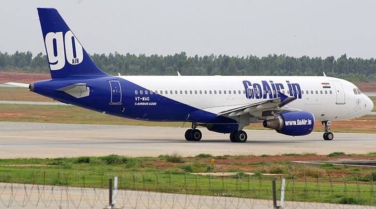 goair, goair flight, Mumbai, Mumbai-bound flight, goair flight emergency landing, emergency landing flight, goair flight, indian express