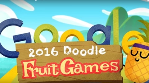 Today’s Google doodle celebrates Rio Olympics 2016 in a fruity way ...