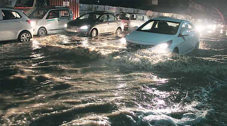 delhi rain, gurgaon, gurugram, rain, rain in delhi, gurgaon rain, gurgaon jam, gurgaon traffic jam