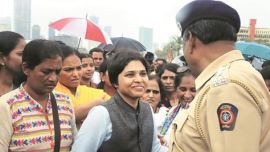Trupti Desai, haji ali, haji ali dargah, dargah, women rights, women rights india, Rights activist Trupti Desai, Bhumata Brigade president Trupti Desai,