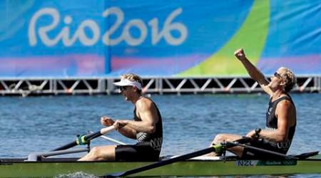 Hamish Bond, Eric Murray, New Zealand rowers, rowing veterans, Rio Olympics, rowing, Rio Olympic Lagoon, Rio 2016 olympics, Rio, Olympics