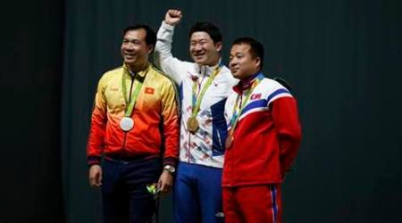 Ginny Thrasher, Matt Emons, Hoang Xuan Vinh, Rio 2016 olympics shooting event, Rio shooting, Rio, Olympics