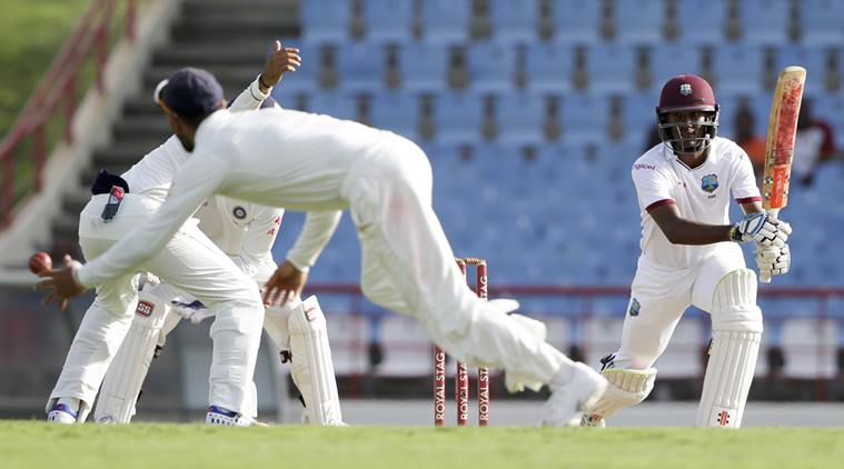 India vs West Indies West Indies 107/1 at stumps, 246 behind India