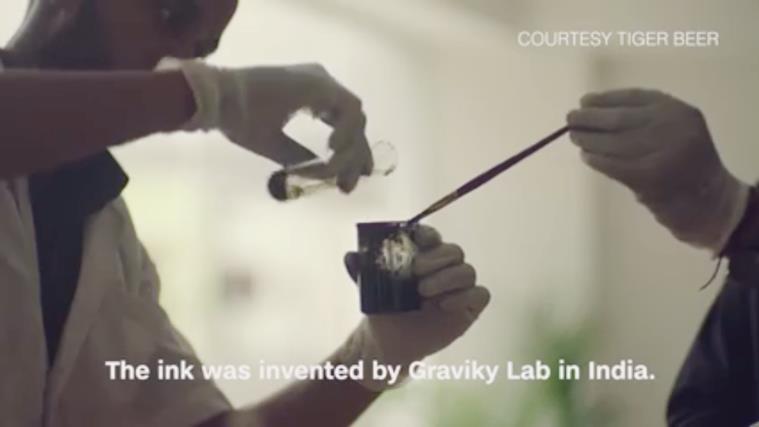 Pollution recycling, making ink from soot, Graviky Labs, Anirudh Sharma, Air-ink, ink from pollution, paint from soot, unique way to tackle pollution